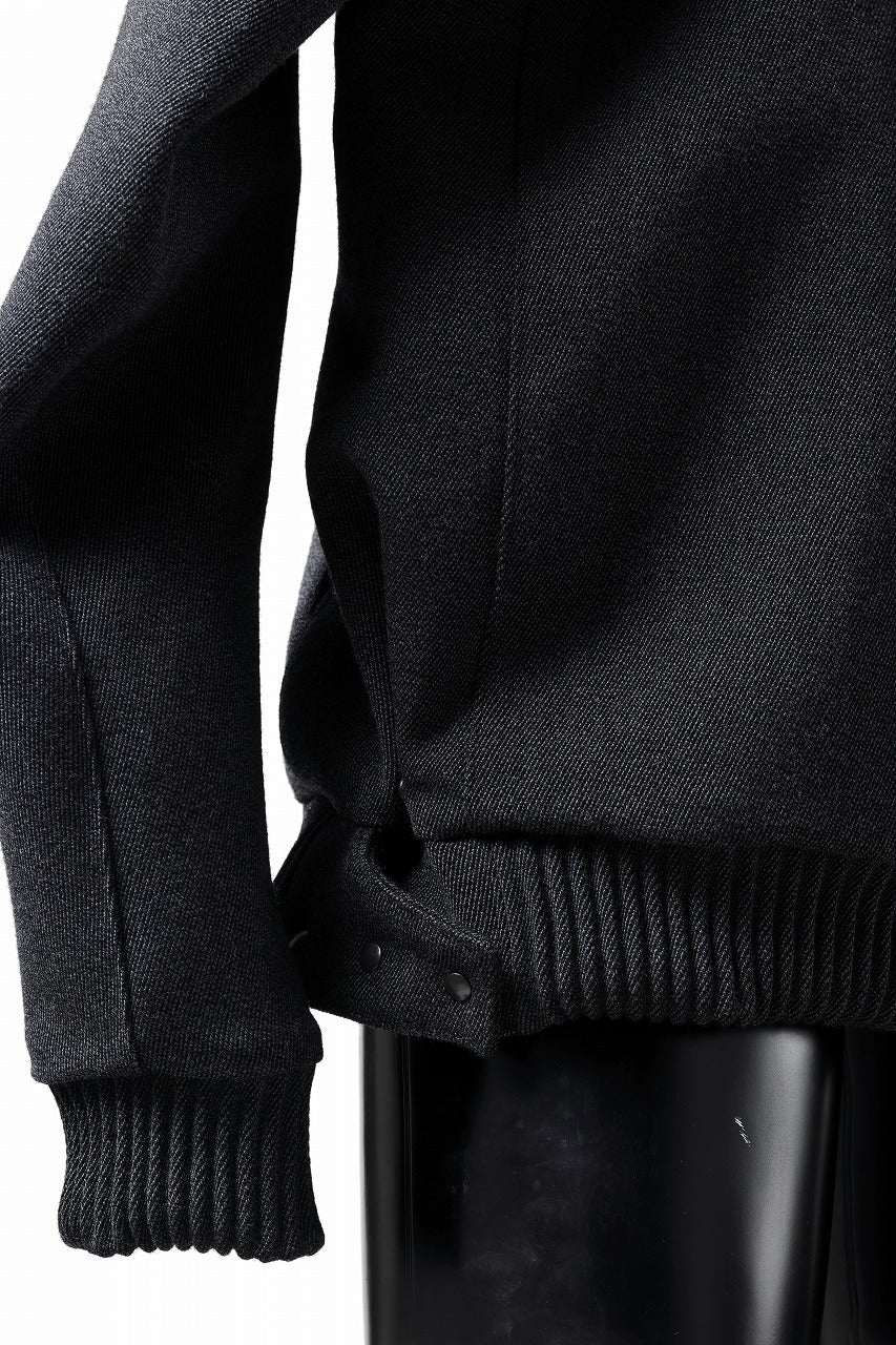 OPPOSE DUALITY KEEPERS TWEED HOODIE / WOOL TWEED (BLACK) - Image 15
