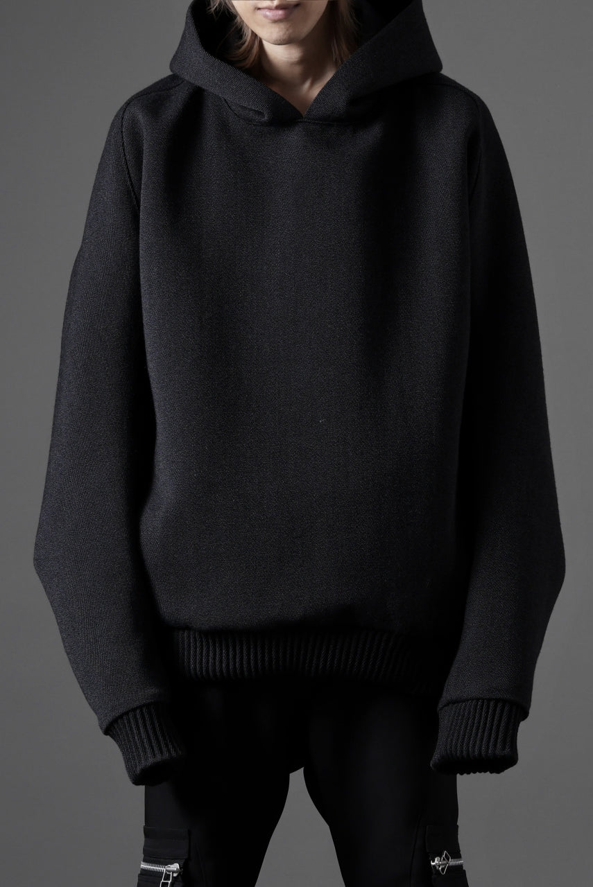 OPPOSE DUALITY KEEPERS TWEED HOODIE / WOOL TWEED (BLACK) - Image 30