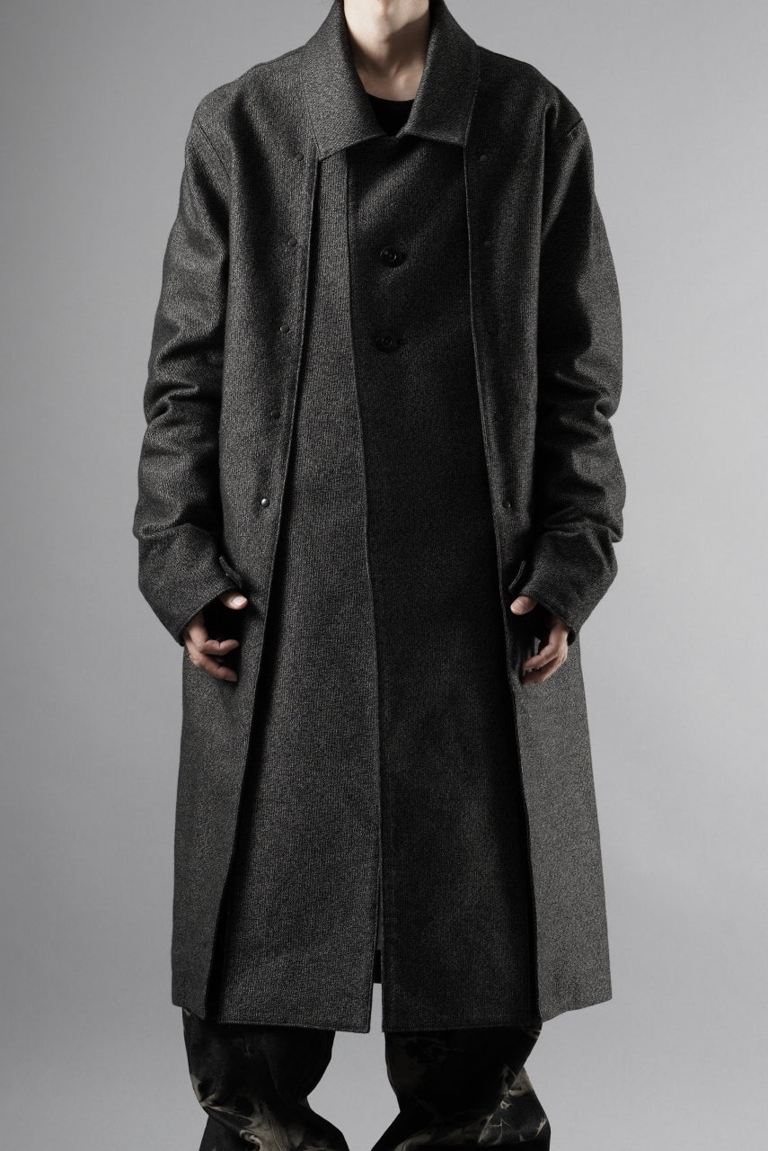 OPPOSE DUALITY MAC COAT / COTTON HEATHER CORD (GRAY) - Image 11