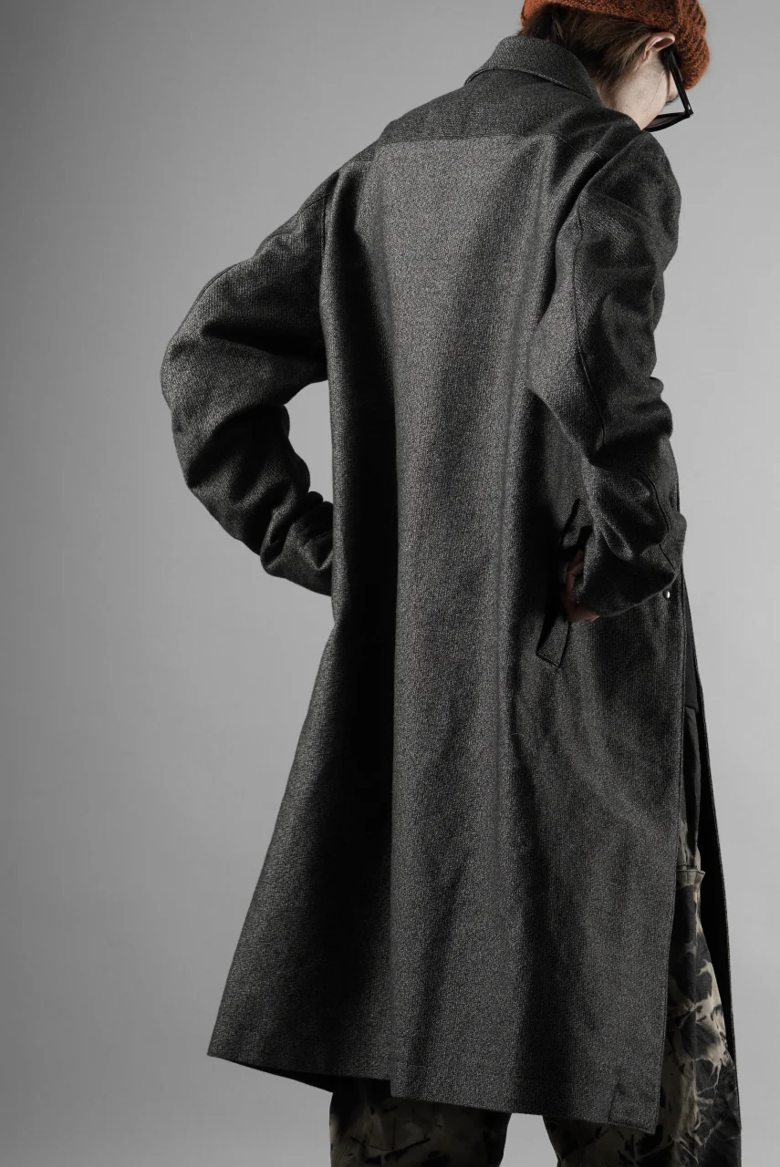 OPPOSE DUALITY MAC COAT / COTTON HEATHER CORD (GRAY) - Image 12