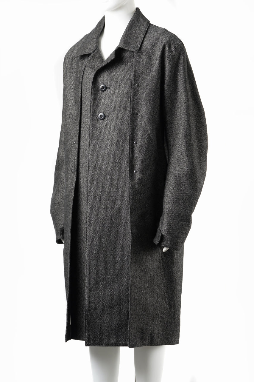 OPPOSE DUALITY MAC COAT / COTTON HEATHER CORD (GRAY) - Image 2