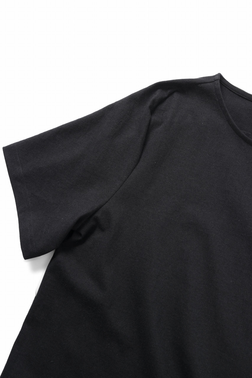 OPPOSE DUALITY ONEPIECE SLEEVE T-SHIRTS / RB COTTON JERSEY (BLACK) - Image 4