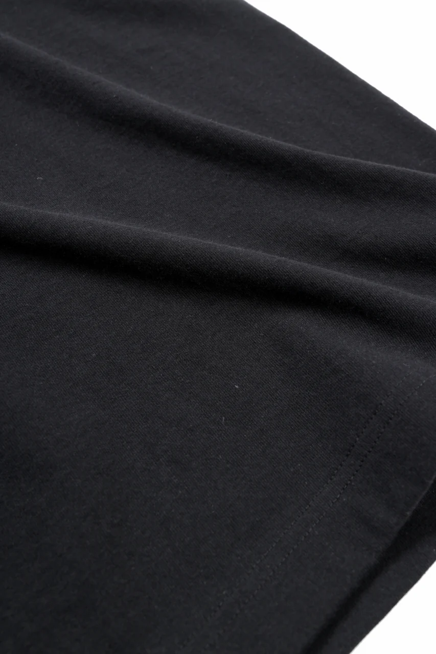 OPPOSE DUALITY ONEPIECE SLEEVE T-SHIRTS / RB COTTON JERSEY (BLACK) - Image 5