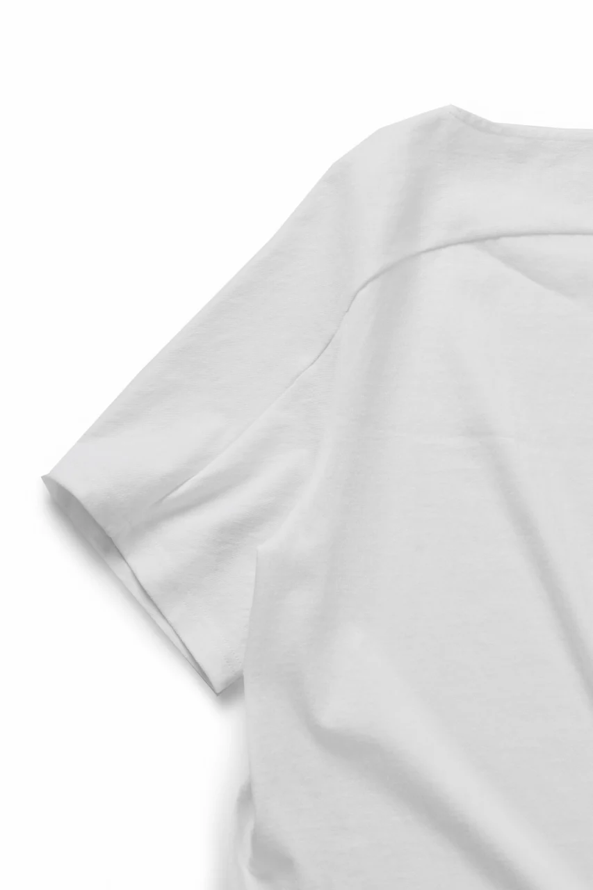 OPPOSE DUALITY ONEPIECE SLEEVE T-SHIRTS / RB COTTON JERSEY (WHITE) - Image 7