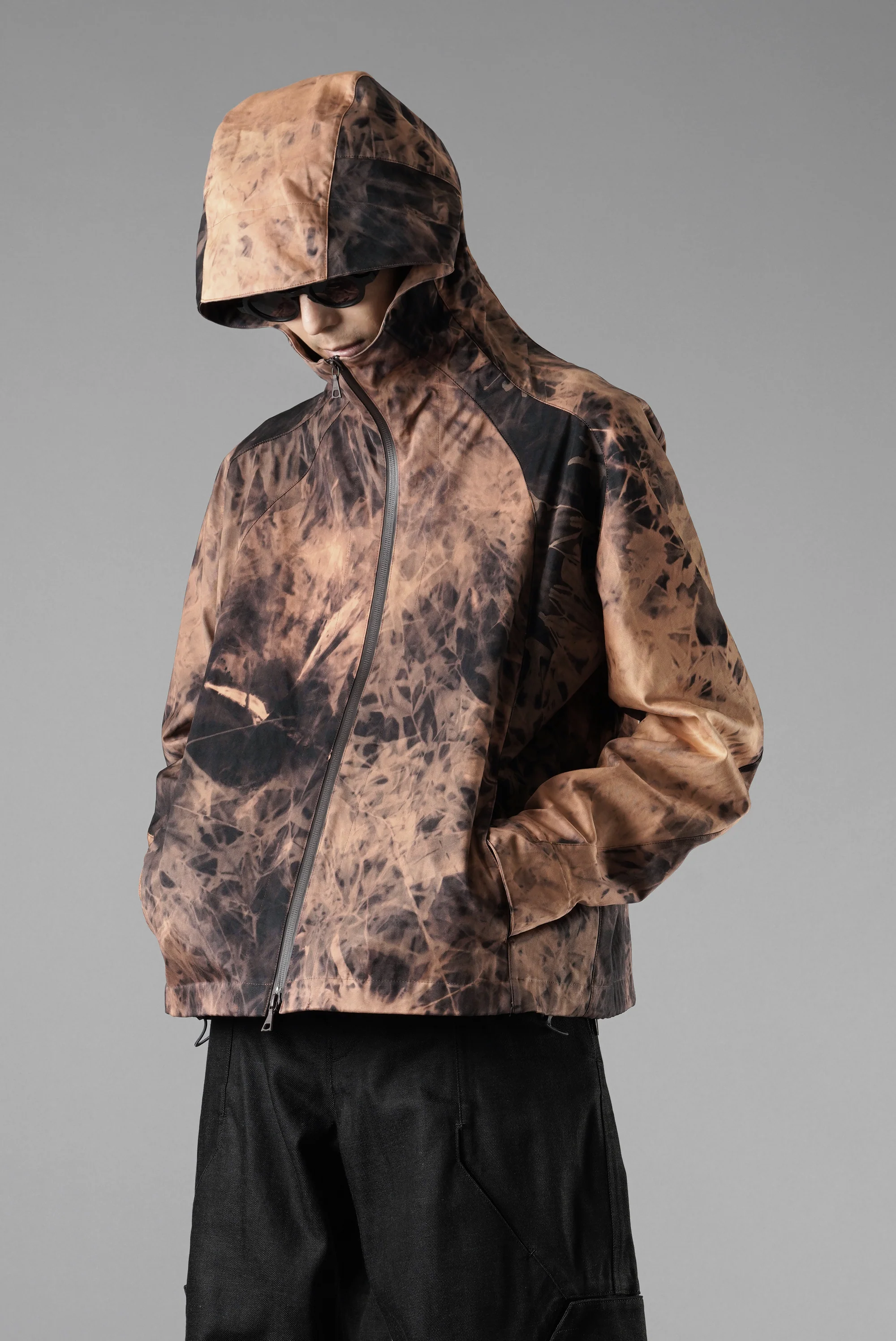 OPPOSE DUALITY SHORT PARKA / HAND BLEACHED VENTILE COTTON (BLEACH) - Image 23