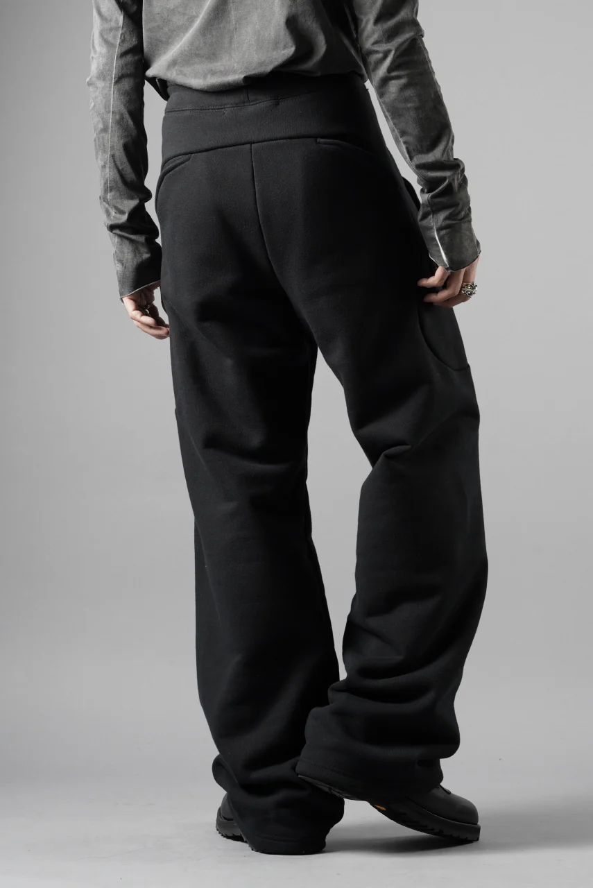 OPPOSE DUALITY SUB ONG RIB SWEAT PANTS (BLACK) - Image 13