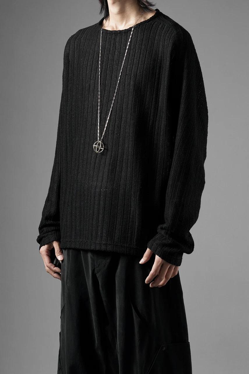 OPPOSE DUALITY WAVE LONG SLEEVE T-SHIRTS / RUSSELL KNIT JERSEY (BLACK) - Image 12