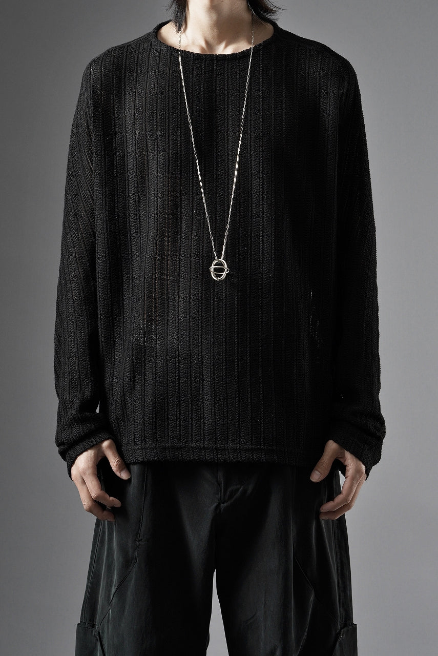 OPPOSE DUALITY WAVE LONG SLEEVE T-SHIRTS / RUSSELL KNIT JERSEY (BLACK) - Image 3
