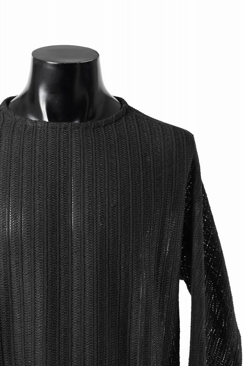OPPOSE DUALITY WAVE LONG SLEEVE T-SHIRTS / RUSSELL KNIT JERSEY (BLACK) - Image 7