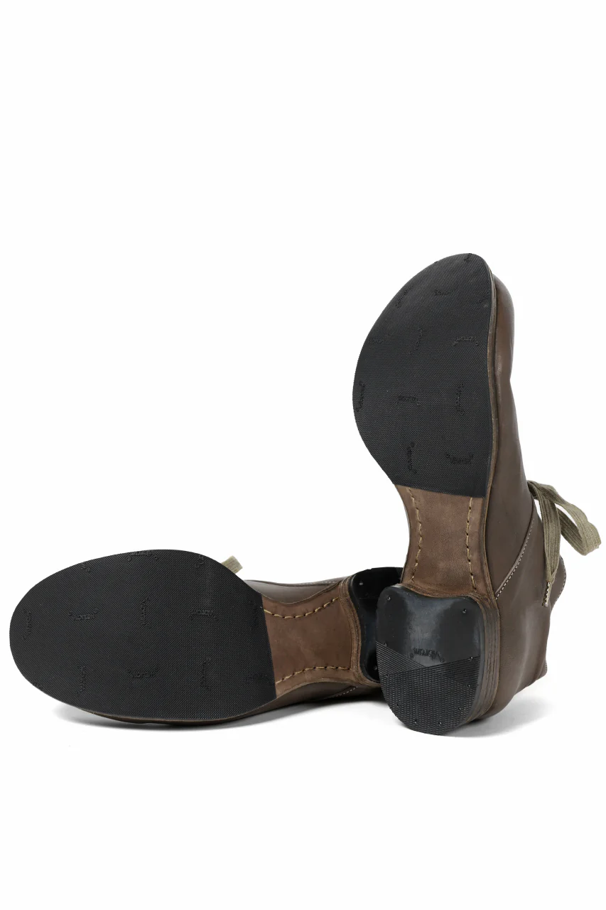 Portaille "one make" PL20 Derby Shoes (Soft Tanned Horse Leather / TAUPE) - Image 10