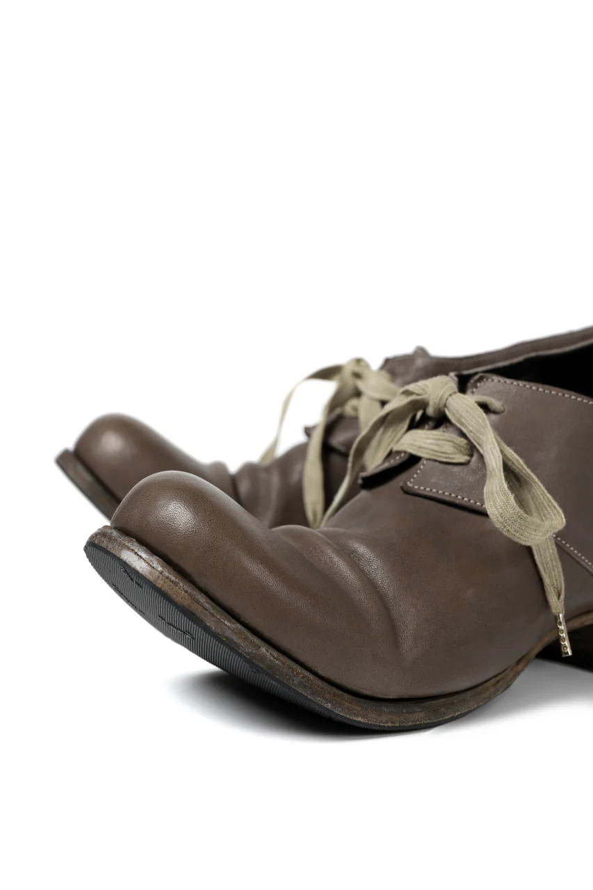 Portaille "one make" PL20 Derby Shoes (Soft Tanned Horse Leather / TAUPE) - Image 11