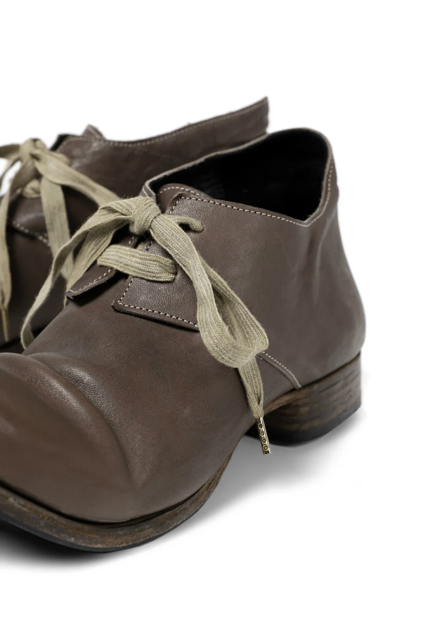 Portaille "one make" PL20 Derby Shoes (Soft Tanned Horse Leather / TAUPE) - Image 12