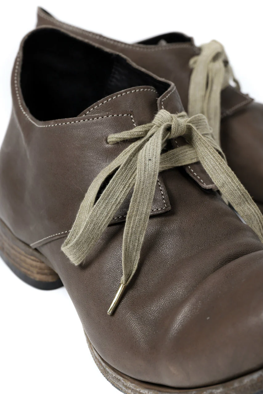 Portaille "one make" PL20 Derby Shoes (Soft Tanned Horse Leather / TAUPE) - Image 13