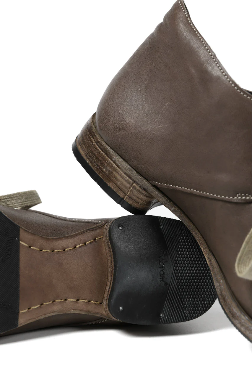 Portaille "one make" PL20 Derby Shoes (Soft Tanned Horse Leather / TAUPE) - Image 15