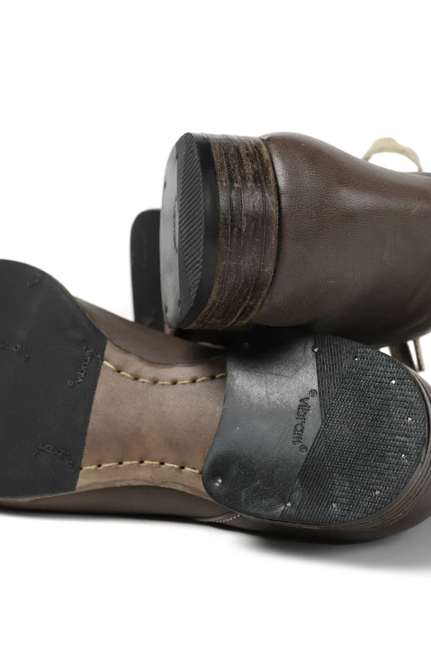 Portaille "one make" PL20 Derby Shoes (Soft Tanned Horse Leather / TAUPE) - Image 16