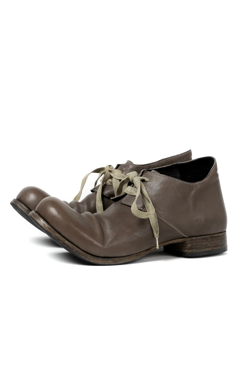 Portaille "one make" PL20 Derby Shoes (Soft Tanned Horse Leather / TAUPE) - Image 4