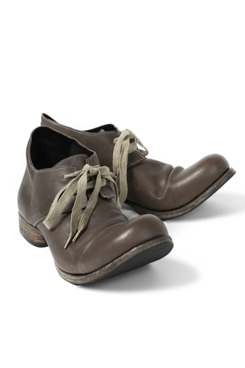Portaille "one make" PL20 Derby Shoes (Soft Tanned Horse Leather / TAUPE) - Image 6