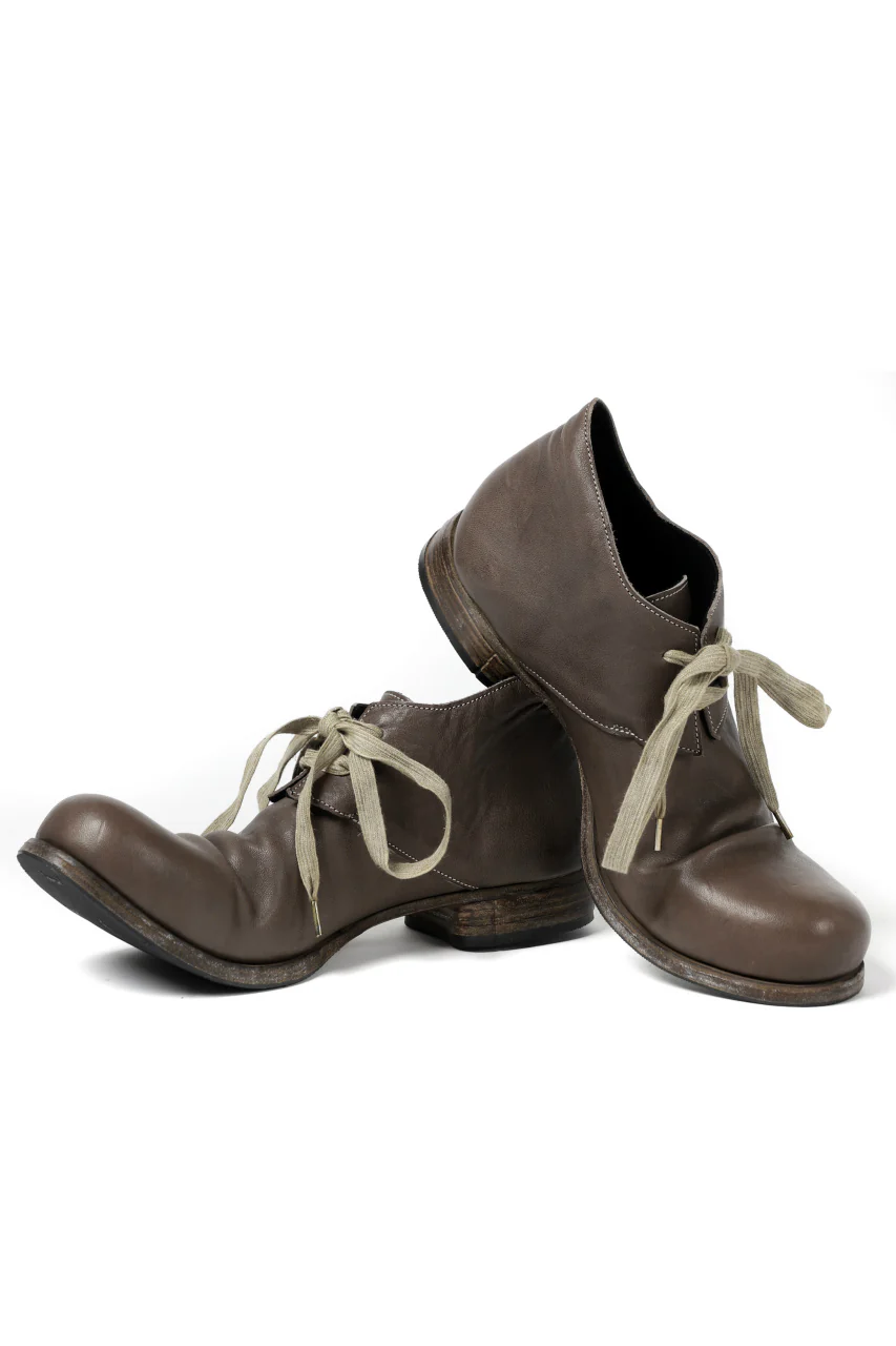 Portaille "one make" PL20 Derby Shoes (Soft Tanned Horse Leather / TAUPE) - Image 9