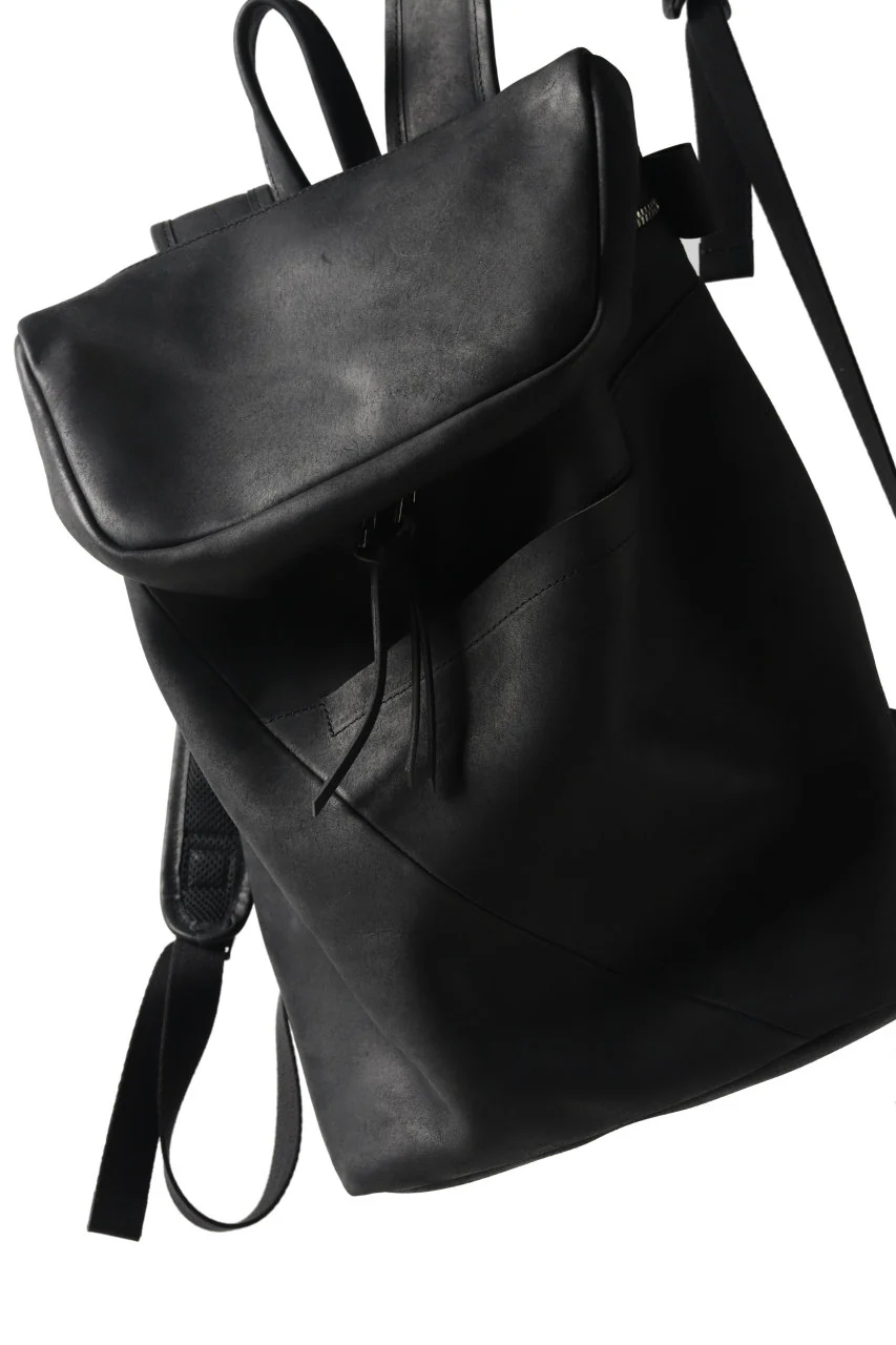 Portaille "Atelier Made" exclusive BACKPACK / PUEBLO by Badalassi Carlo (BLACK) - Image 12