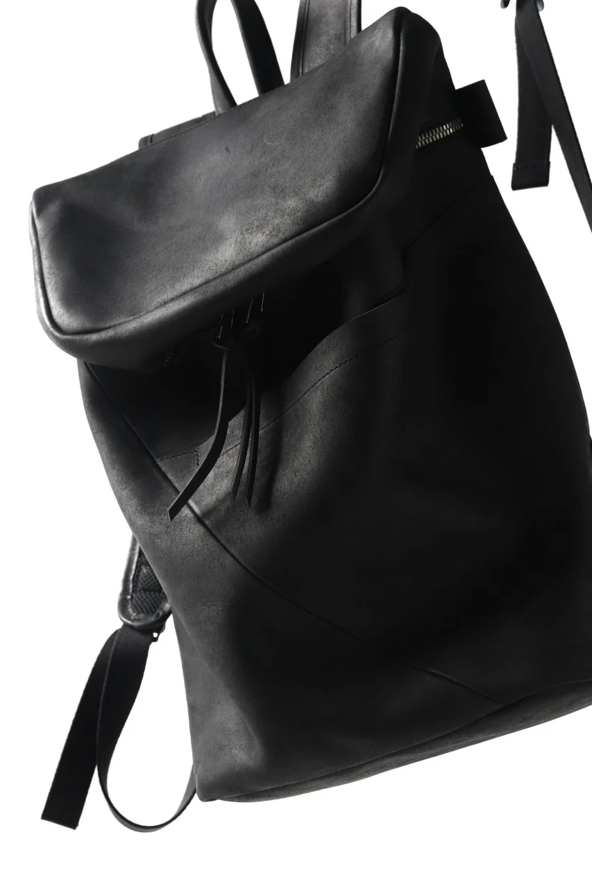 Portaille "Atelier Made" exclusive BACKPACK / PUEBLO by Badalassi Carlo (BLACK) - Image 13