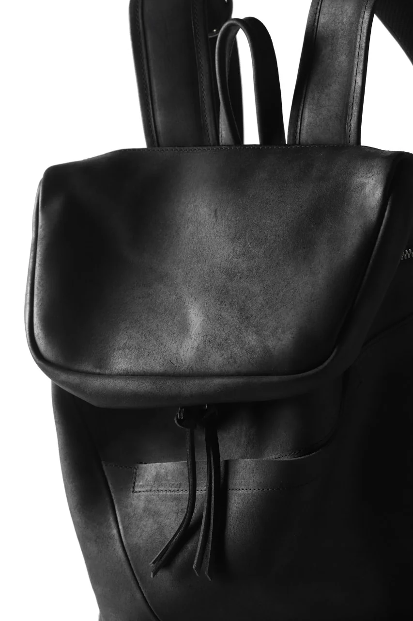 Portaille "Atelier Made" exclusive BACKPACK / PUEBLO by Badalassi Carlo (BLACK) - Image 16