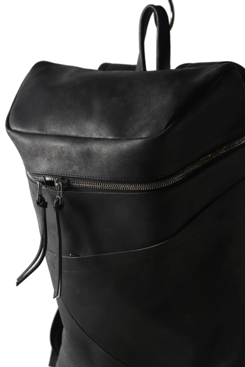 Portaille "Atelier Made" exclusive BACKPACK / PUEBLO by Badalassi Carlo (BLACK) - Image 19