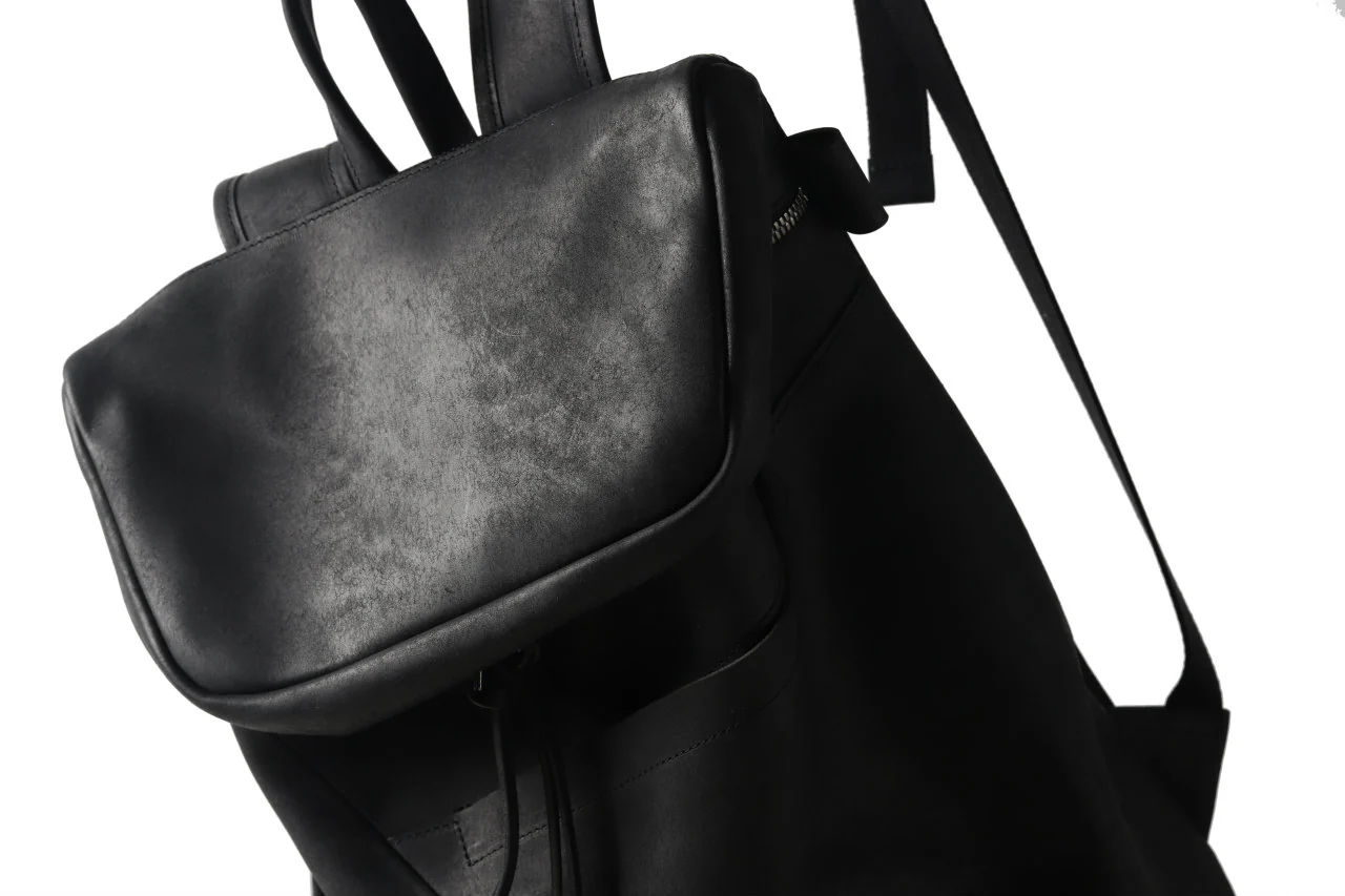 Portaille "Atelier Made" exclusive BACKPACK / PUEBLO by Badalassi Carlo (BLACK) - Image 33