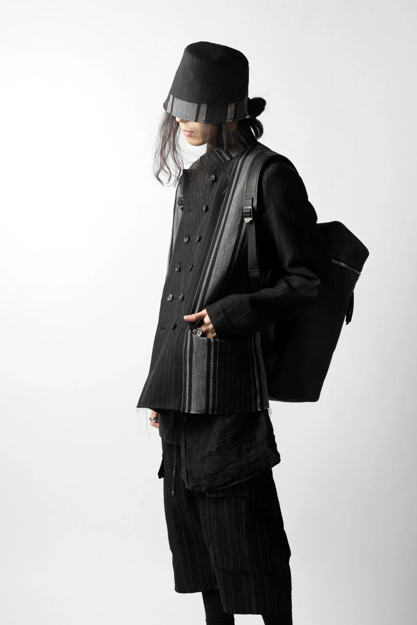 Portaille "Atelier Made" exclusive BACKPACK / PUEBLO by Badalassi Carlo (BLACK) - Image 34