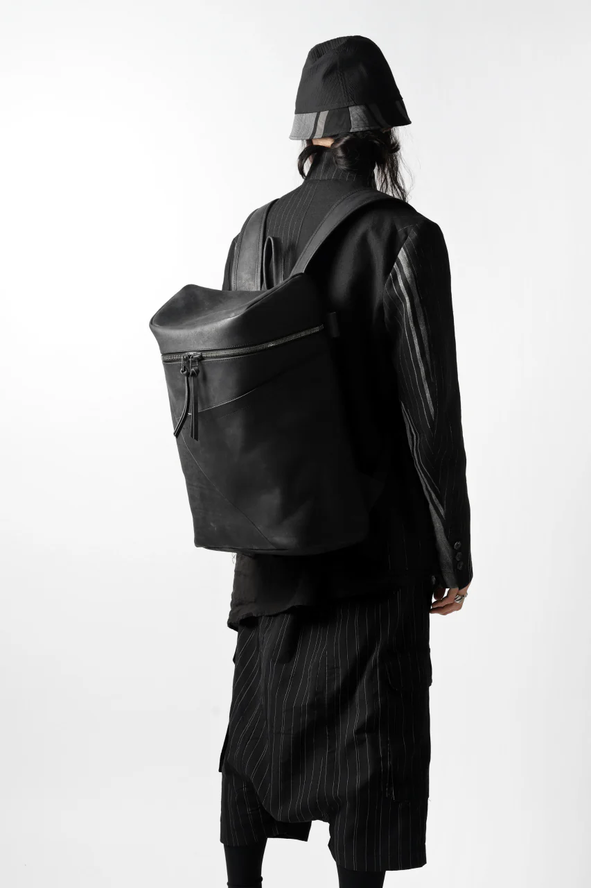 Portaille "Atelier Made" exclusive BACKPACK / PUEBLO by Badalassi Carlo (BLACK) - Image 35