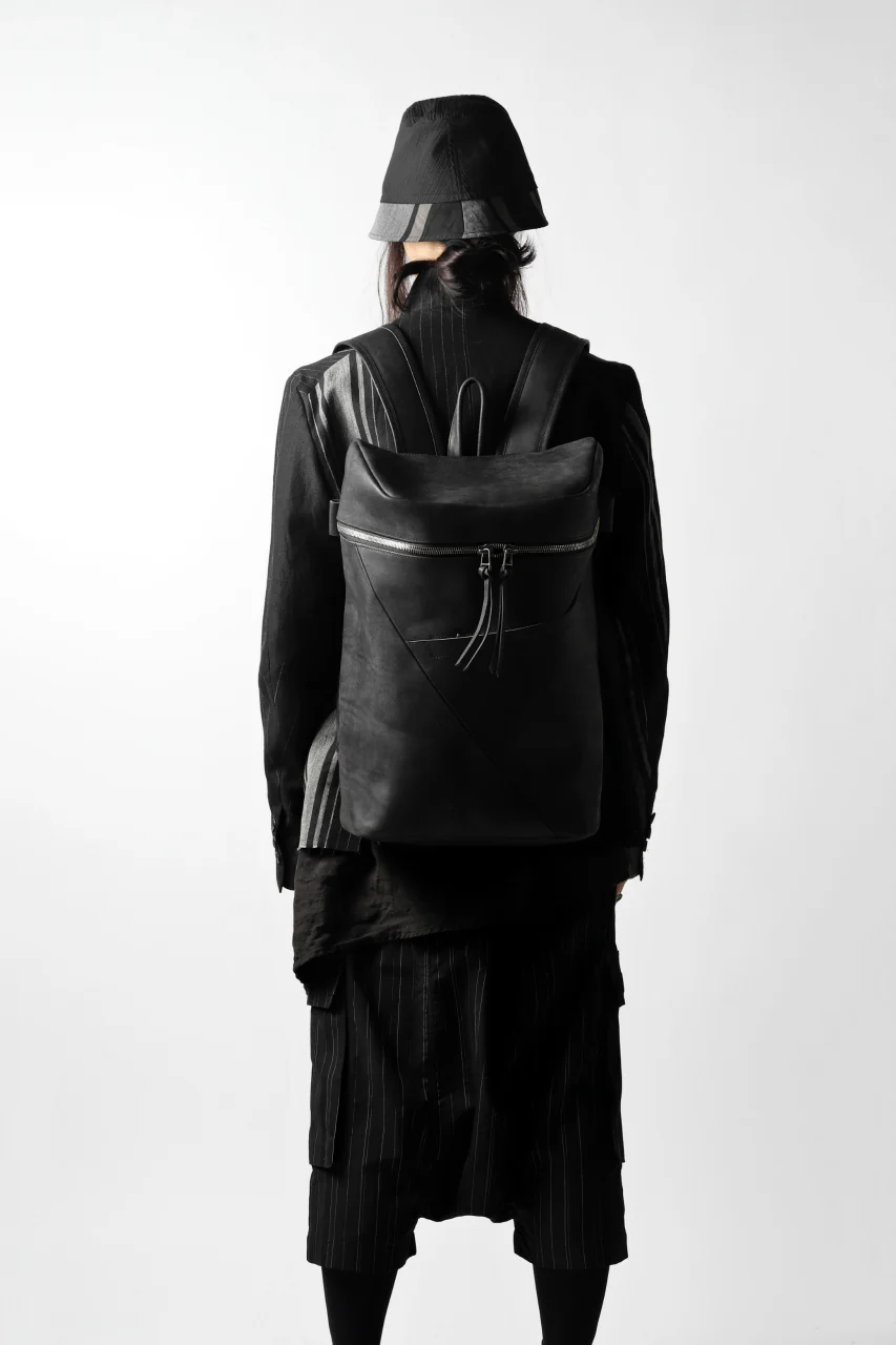 Portaille "Atelier Made" exclusive BACKPACK / PUEBLO by Badalassi Carlo (BLACK) - Image 36