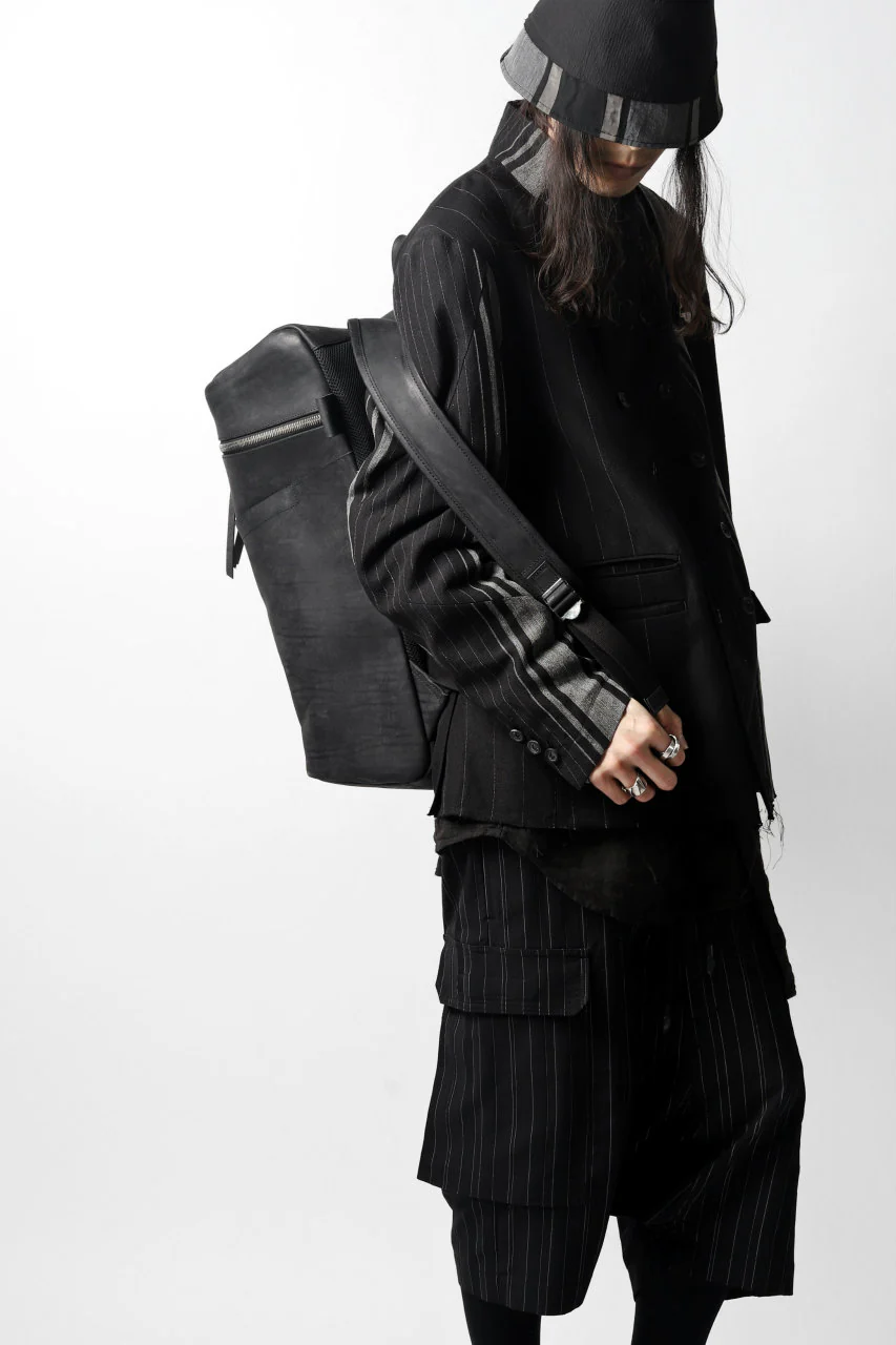 Portaille "Atelier Made" exclusive BACKPACK / PUEBLO by Badalassi Carlo (BLACK) - Image 37