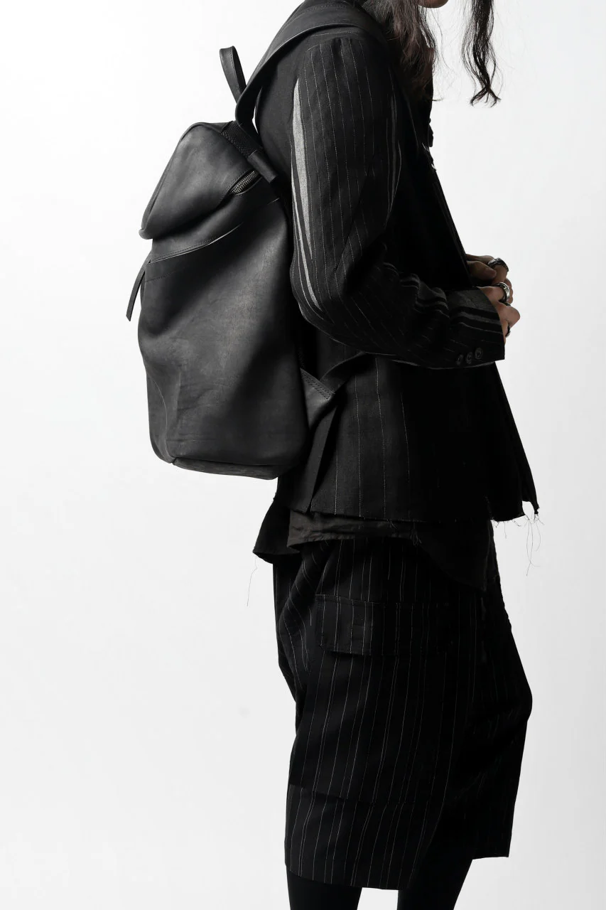 Portaille "Atelier Made" exclusive BACKPACK / PUEBLO by Badalassi Carlo (BLACK) - Image 38