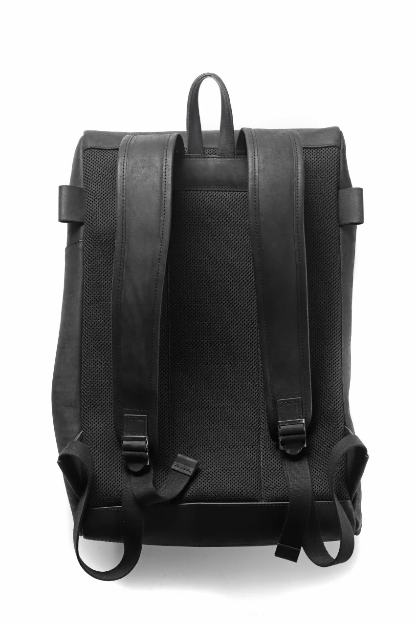 Portaille "Atelier Made" exclusive BACKPACK / PUEBLO by Badalassi Carlo (BLACK) - Image 4