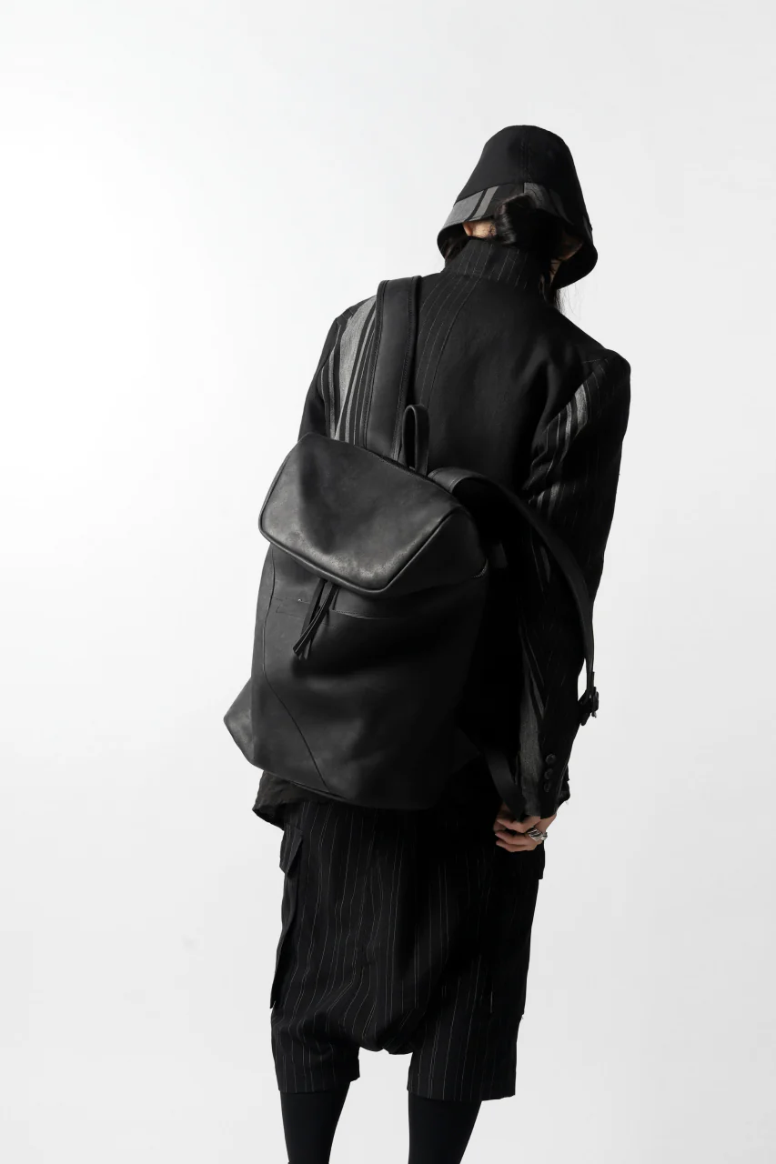 Portaille "Atelier Made" exclusive BACKPACK / PUEBLO by Badalassi Carlo (BLACK) - Image 40