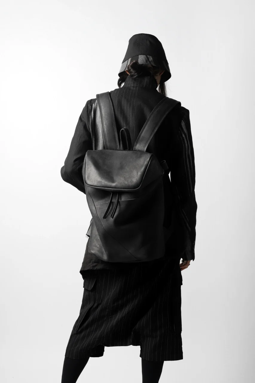 Portaille "Atelier Made" exclusive BACKPACK / PUEBLO by Badalassi Carlo (BLACK) - Image 41