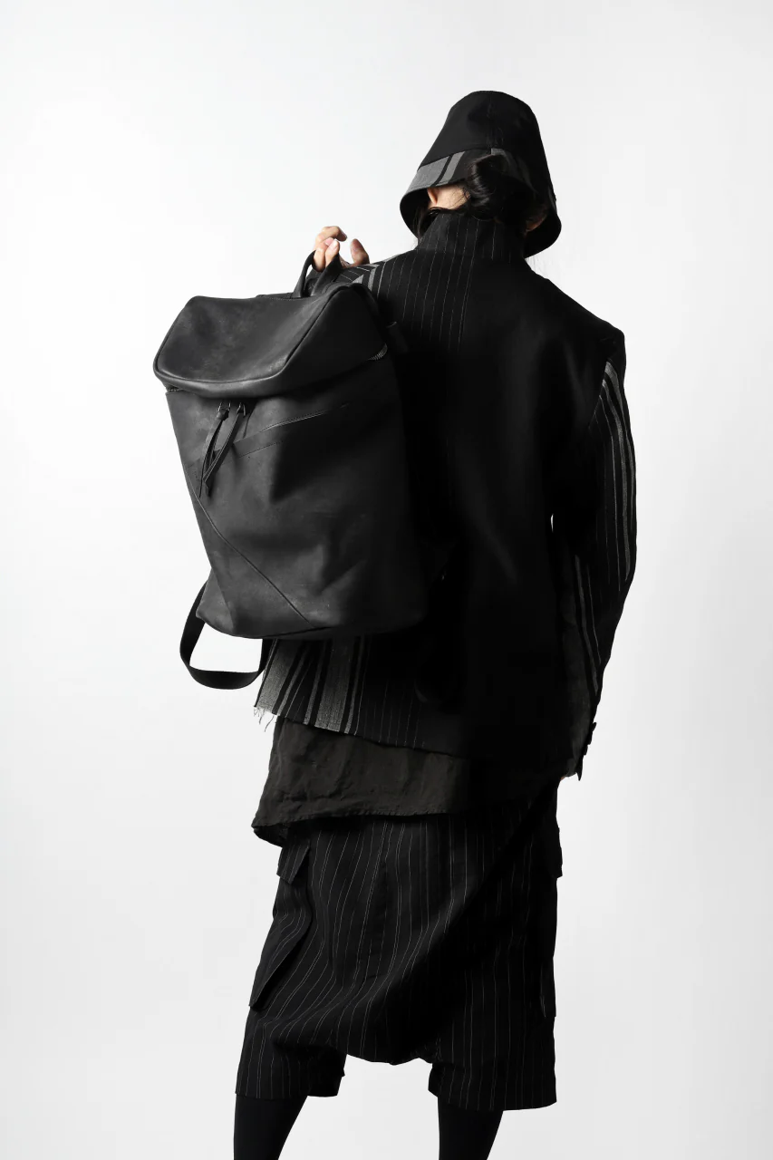 Portaille "Atelier Made" exclusive BACKPACK / PUEBLO by Badalassi Carlo (BLACK) - Image 42