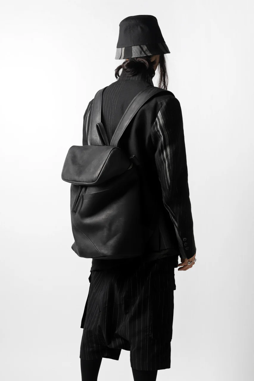 Portaille "Atelier Made" exclusive BACKPACK / PUEBLO by Badalassi Carlo (BLACK) - Image 43