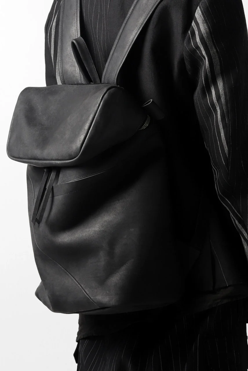 Portaille "Atelier Made" exclusive BACKPACK / PUEBLO by Badalassi Carlo (BLACK) - Image 44