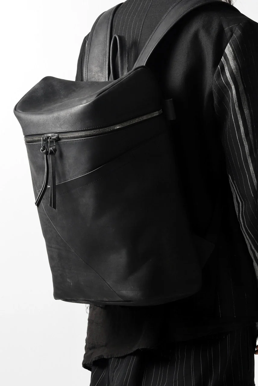 Portaille "Atelier Made" exclusive BACKPACK / PUEBLO by Badalassi Carlo (BLACK) - Image 45