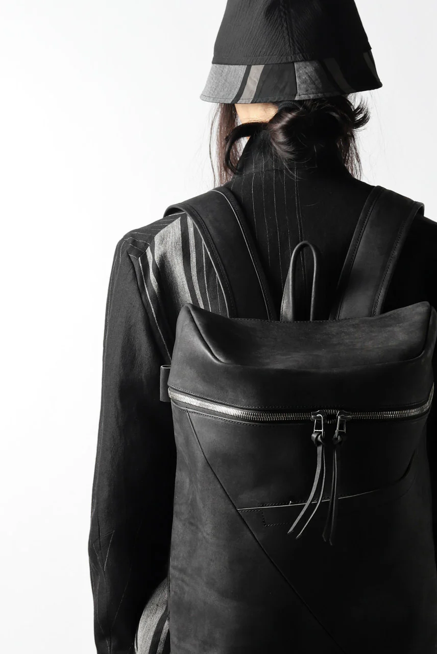 Portaille "Atelier Made" exclusive BACKPACK / PUEBLO by Badalassi Carlo (BLACK) - Image 46