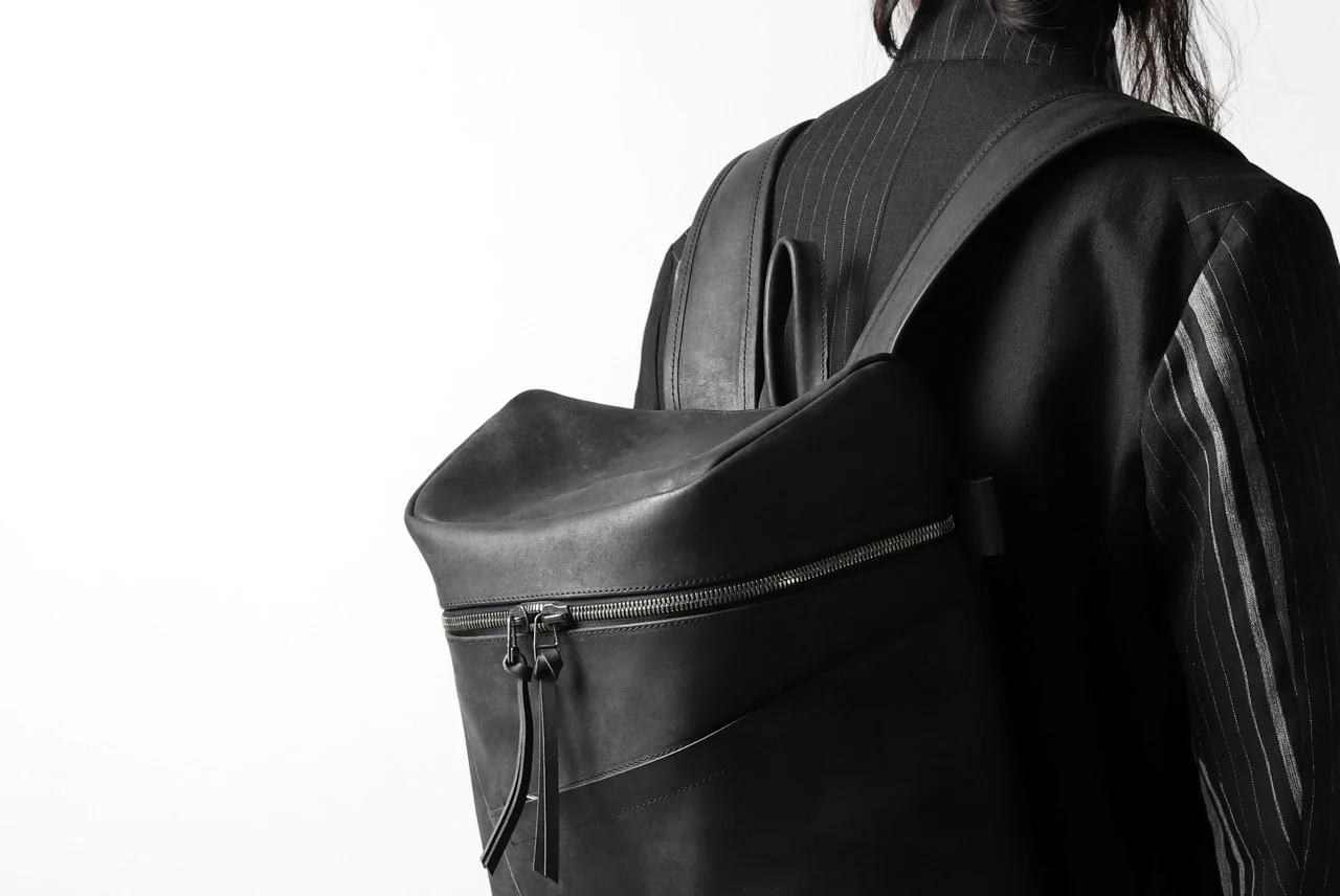 Portaille "Atelier Made" exclusive BACKPACK / PUEBLO by Badalassi Carlo (BLACK) - Image 49