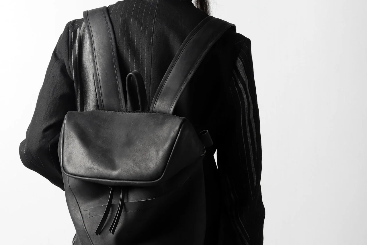 Portaille "Atelier Made" exclusive BACKPACK / PUEBLO by Badalassi Carlo (BLACK) - Image 50