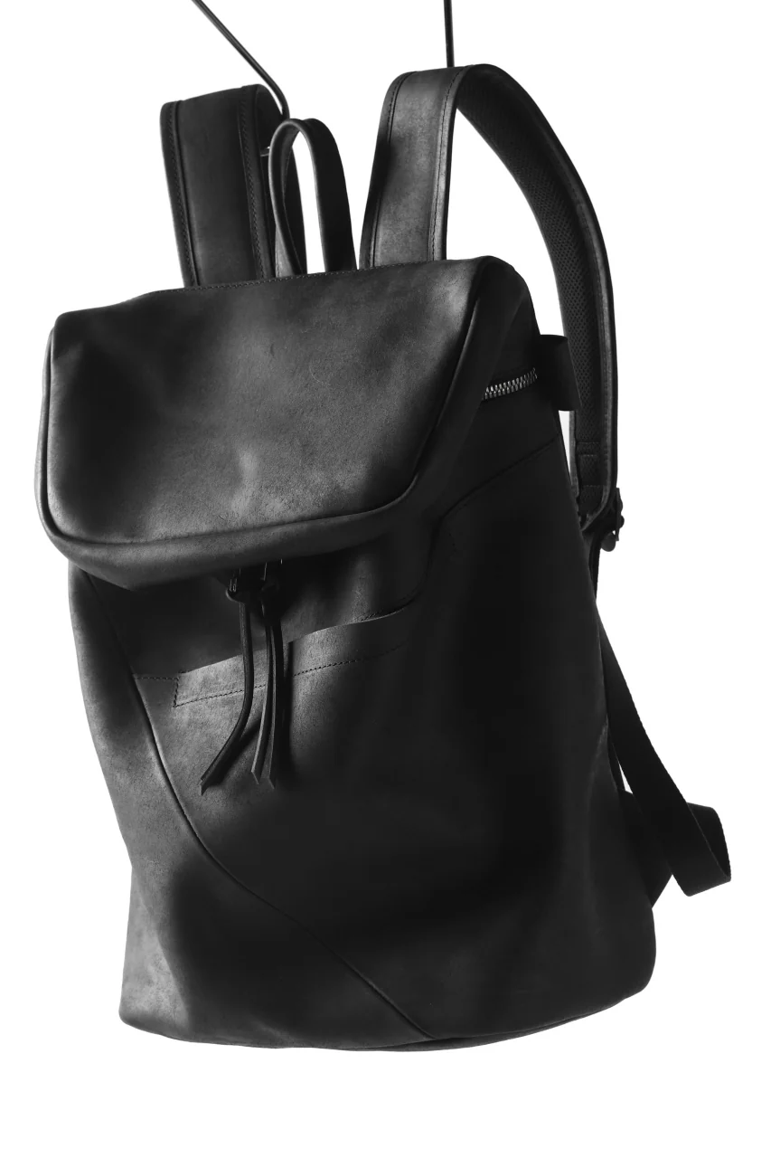 Portaille "Atelier Made" exclusive BACKPACK / PUEBLO by Badalassi Carlo (BLACK) - Image 6