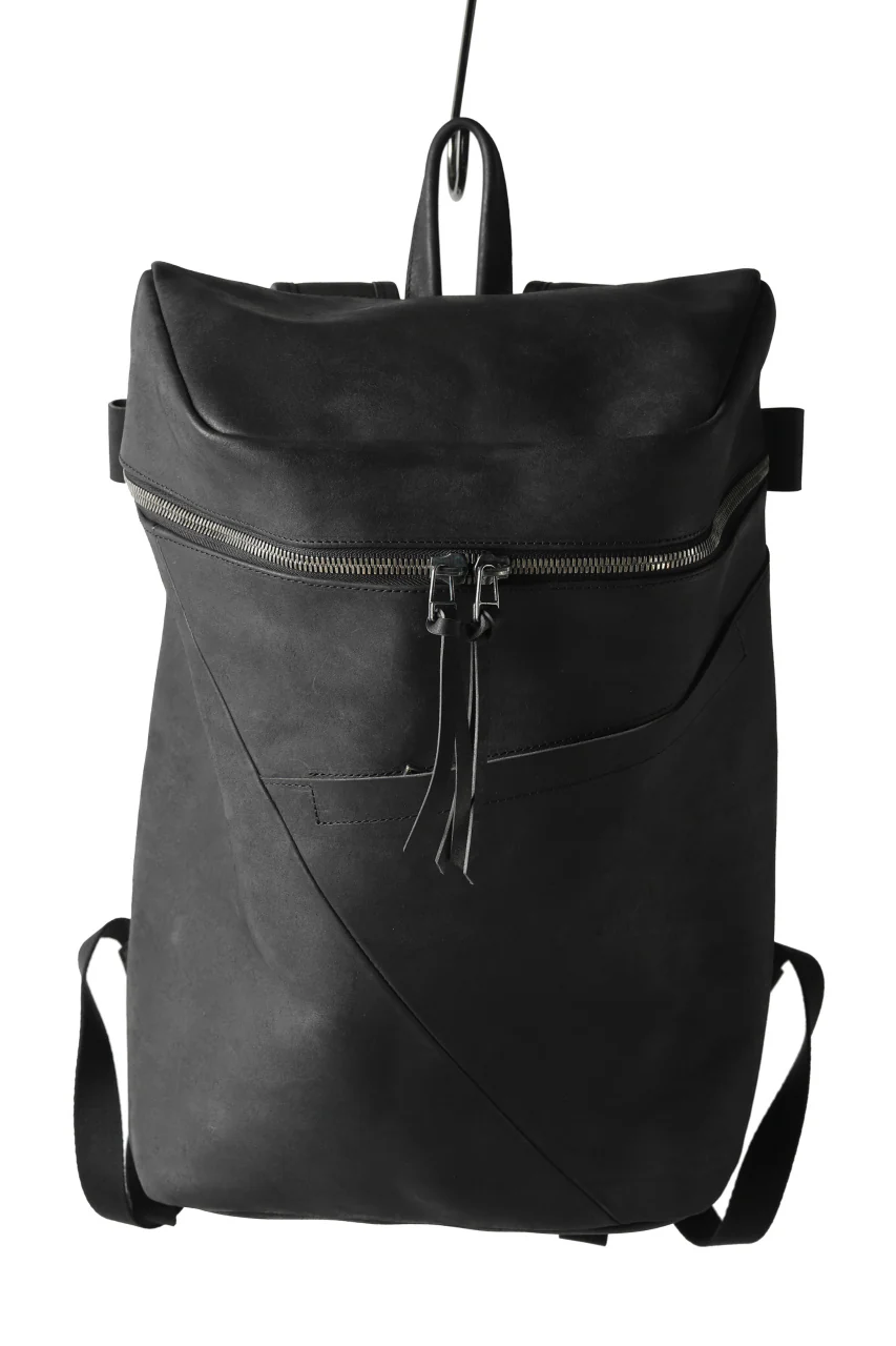 Portaille "Atelier Made" exclusive BACKPACK / PUEBLO by Badalassi Carlo (BLACK) - Image 7