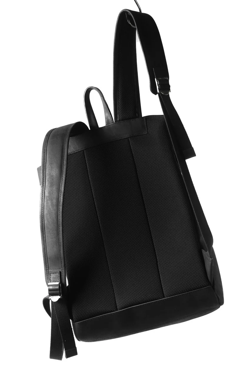 Portaille "Atelier Made" exclusive BACKPACK / PUEBLO by Badalassi Carlo (BLACK) - Image 9