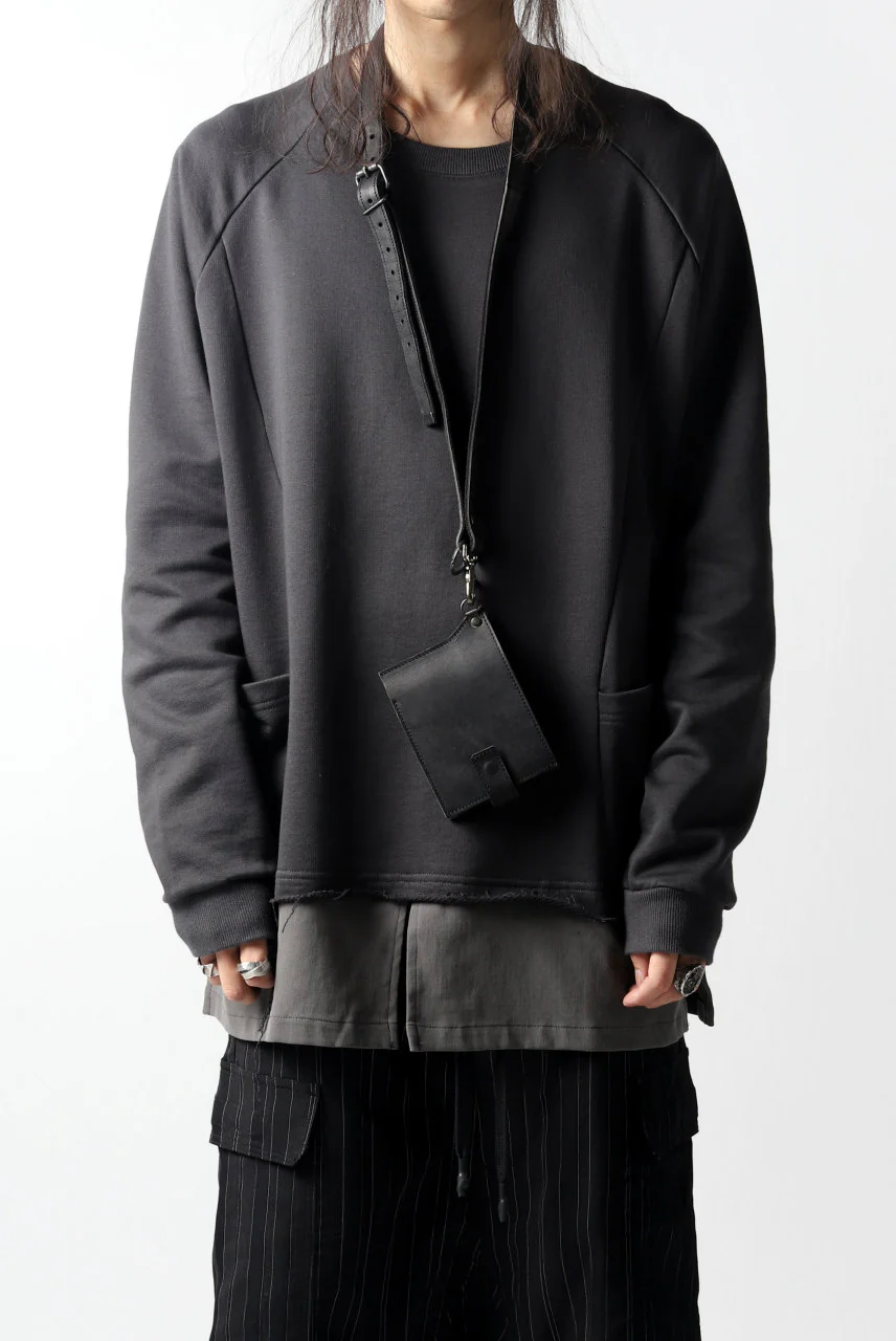 Portaille "Atelier Made" exclusive BI-FOLD WALLET / PUEBLO by Badalassi Carlo (BLACK) - Image 12