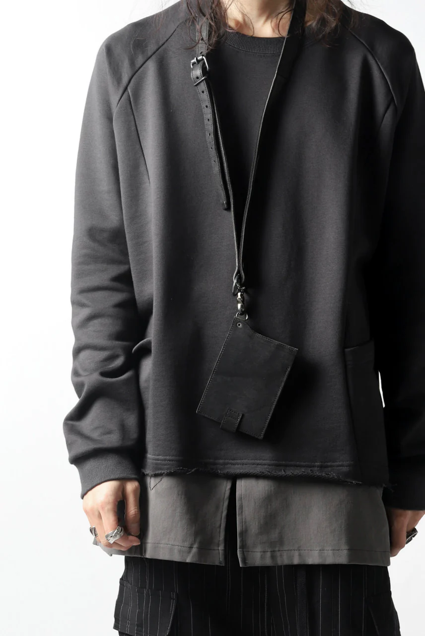 Portaille "Atelier Made" exclusive BI-FOLD WALLET / PUEBLO by Badalassi Carlo (BLACK) - Image 13
