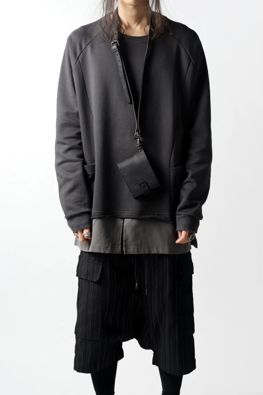Portaille "Atelier Made" exclusive BI-FOLD WALLET / PUEBLO by Badalassi Carlo (BLACK) - Image 15
