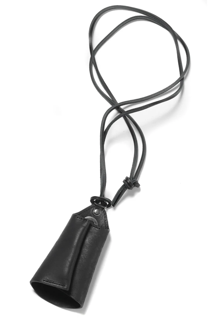 Portaille "Atelier Made" exclusive NECK KEY CASE / PUEBLO by Badalassi Carlo (BLACK)