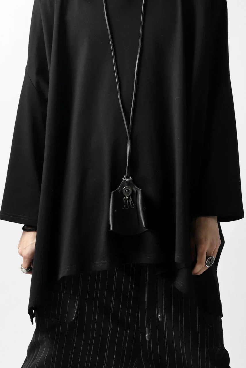 Portaille "Atelier Made" exclusive NECK KEY CASE / PUEBLO by Badalassi Carlo (BLACK) - Image 14